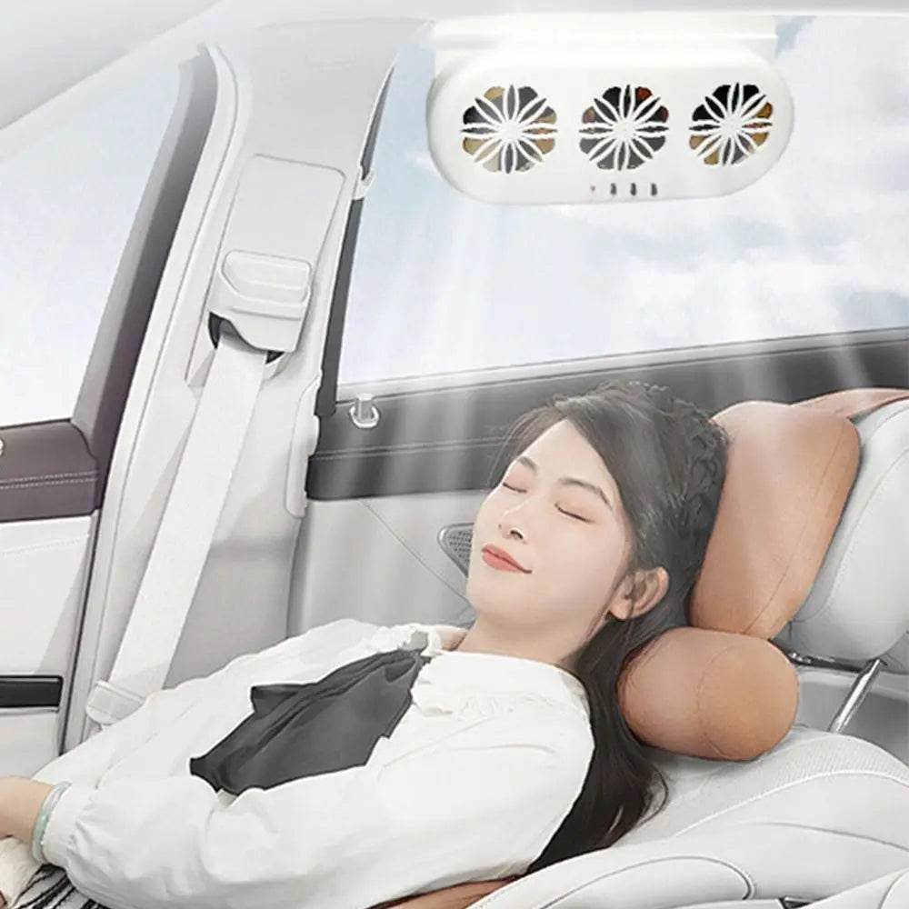 Solar Charging Car Exhaust Fan 3 Heat Dissipation Powered Ventilator Zpaxo