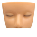 Soft 3D Lash Mannequin Head Silicone High Quality Lash Doll Head Simulated Eyelash Mannequin Head Lash Practice Zpaxo Yellow