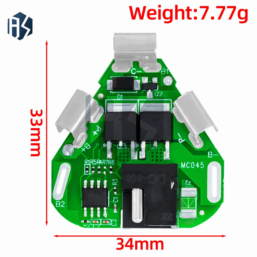 3S 12 6V 6A Lithium Battery BMS Balance Protection 18650 Management Zpaxo