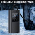 Digital Display Portable Air Compressor, Tire Inflator,Wireless Smart One-Button Quick Inflator with LED Light,Suitable for Cars Zpaxo As shown