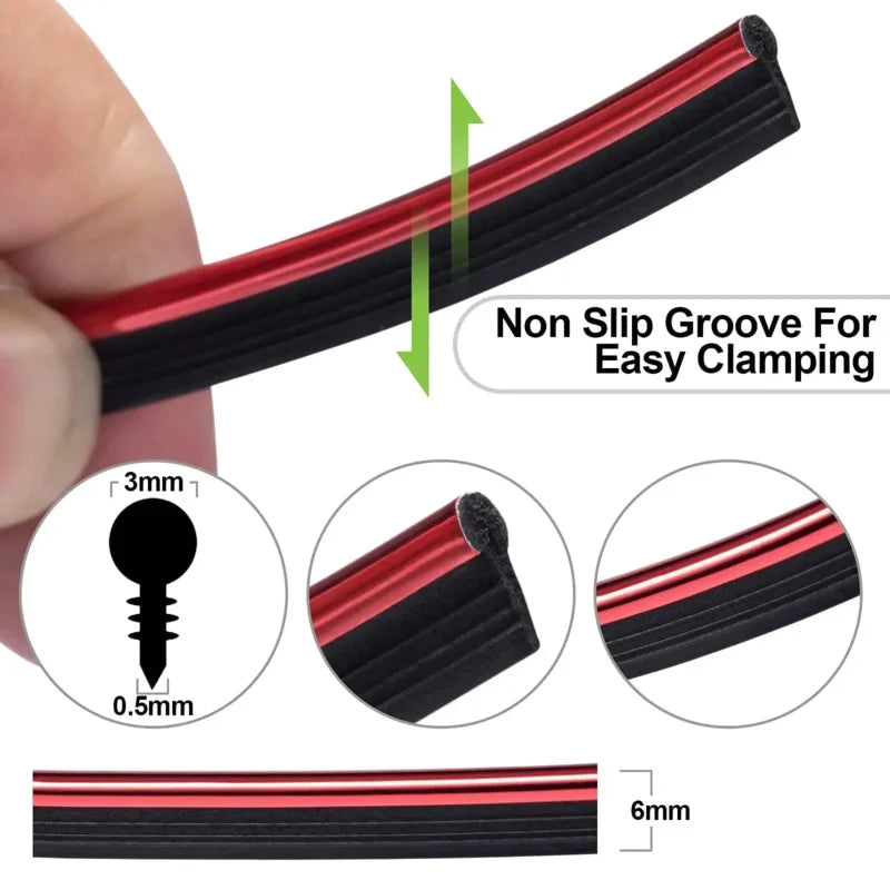 Universal Car Interior Trim Strip – Flexible Gap Filler Molding