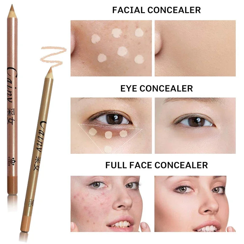 Concealer Pencil Covers Eyebrows Dark Circles Spots Natural Contour