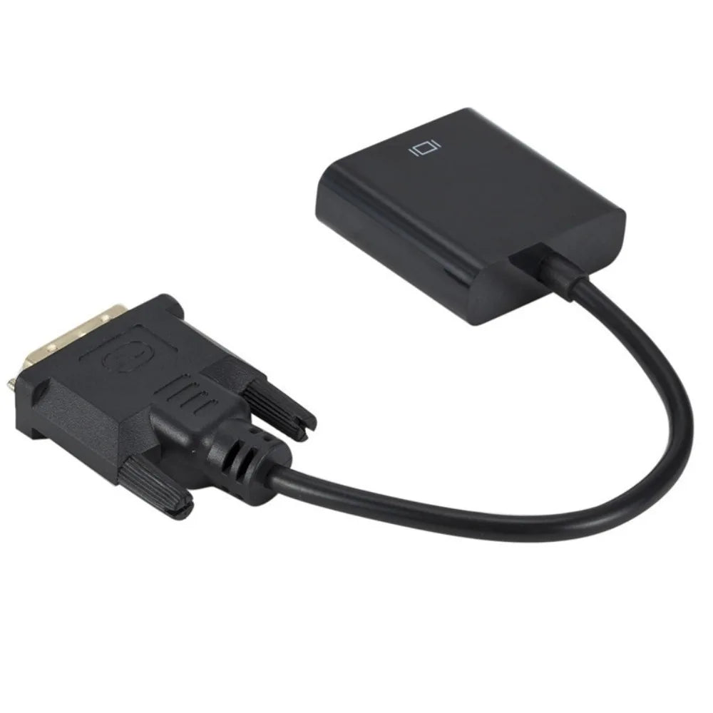 DVI VGA DVI-D Adapter Output Input Converter Chip Cable Zpaxo