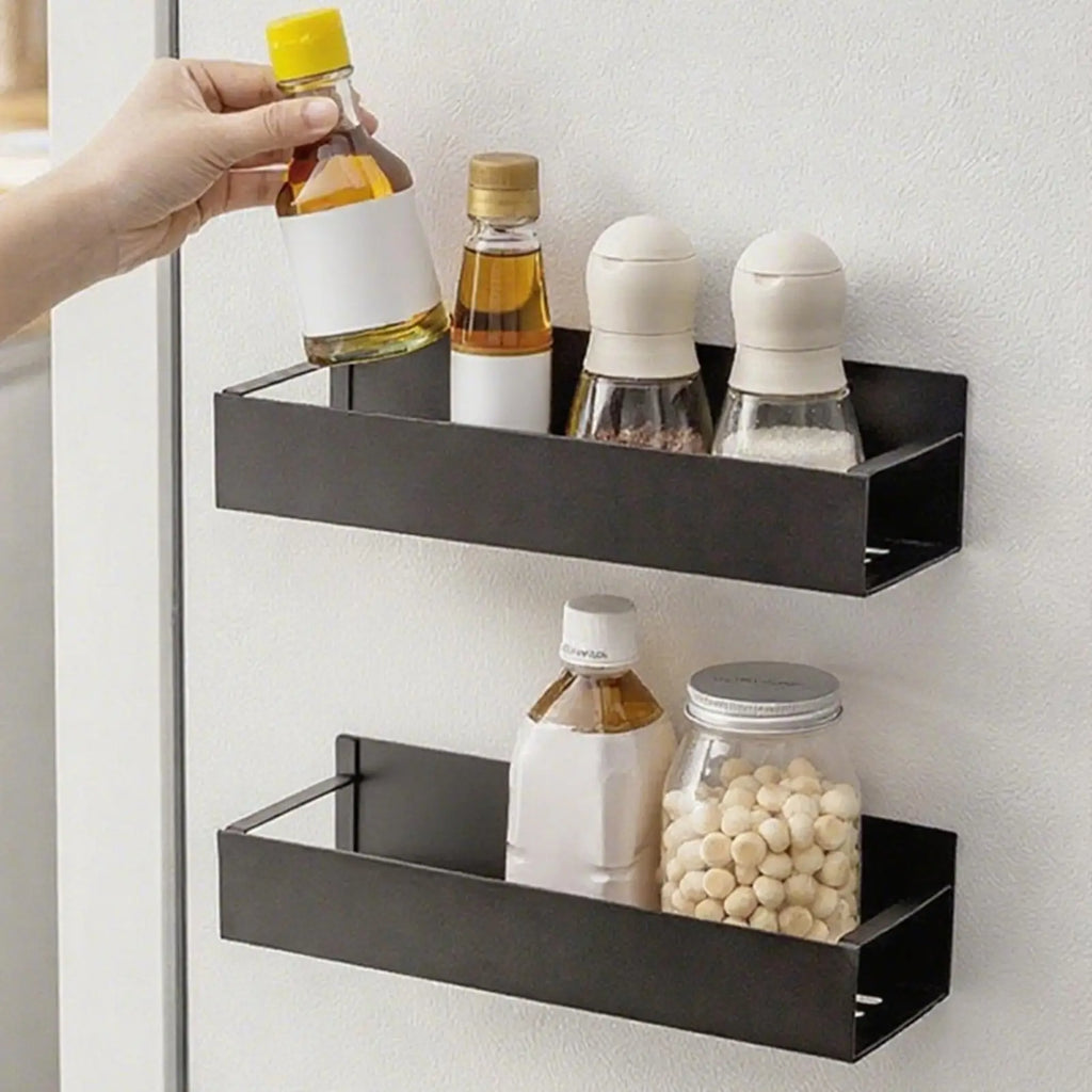 Magnetic Seasoning Rack Fridge Microwave Oven Condiment Shelf 2