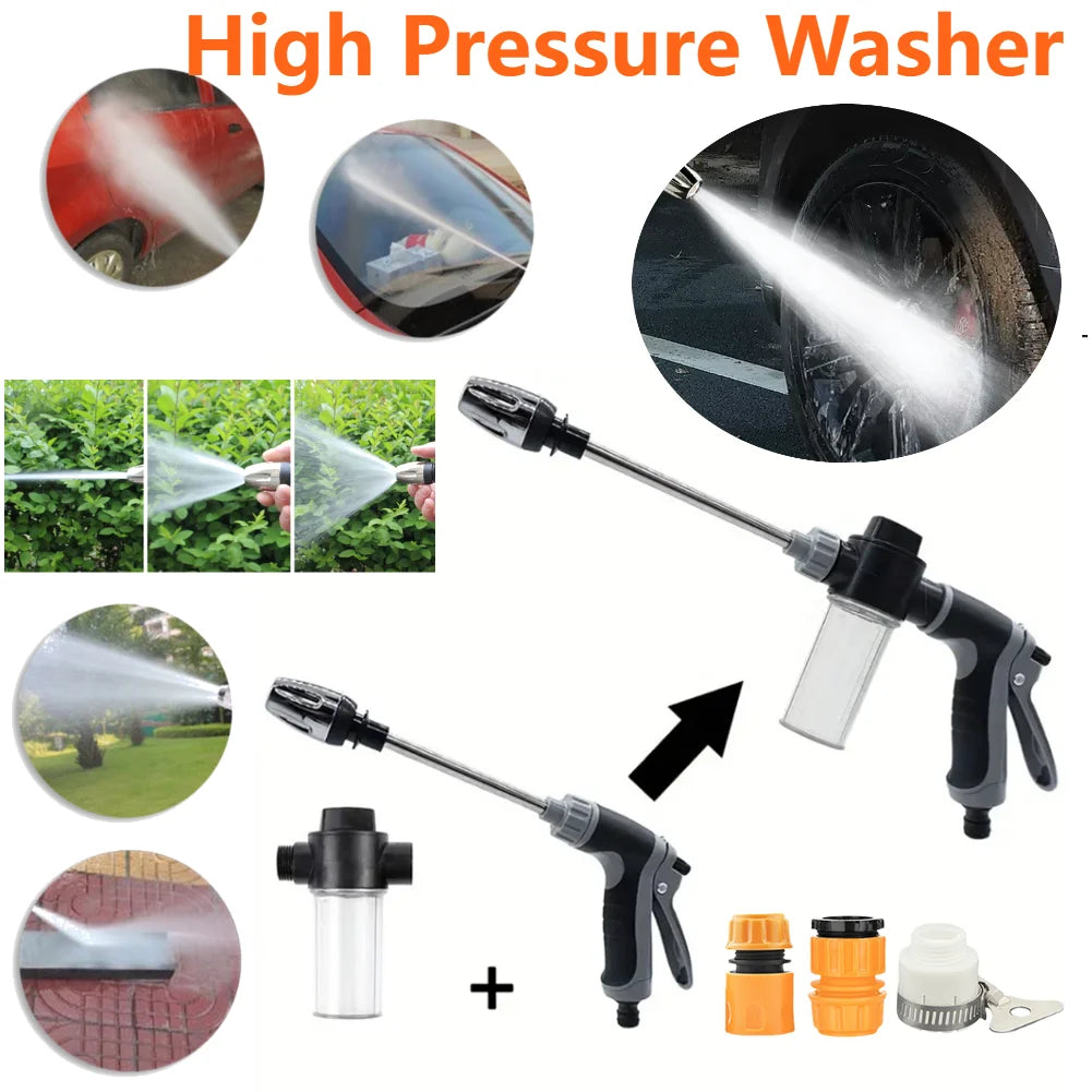 Handheld Pressure Water Gun 360 Rotating Waterblitz Turbowasher