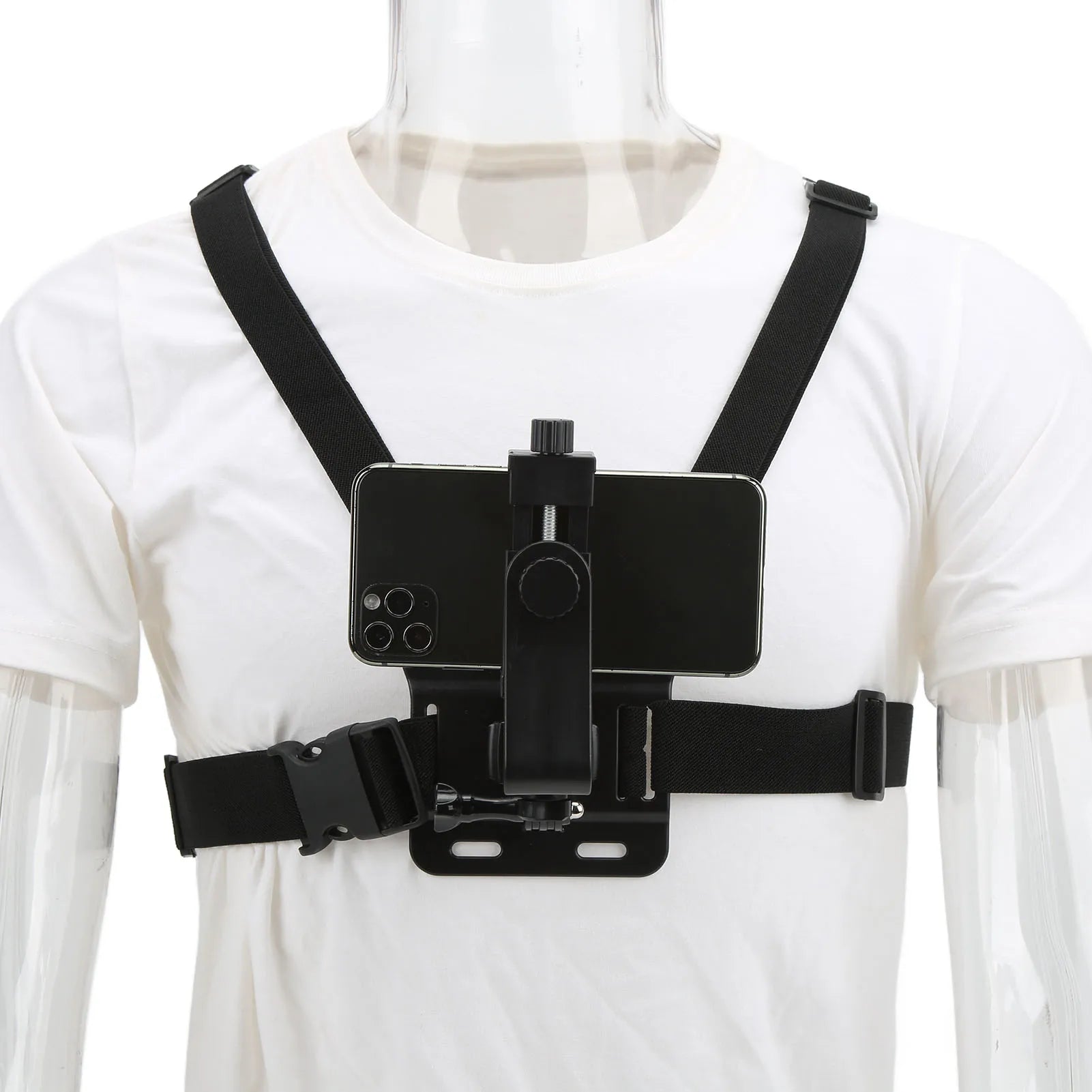 Mobile Phone Chest Strap Detachable Stand Convenient Quick Release