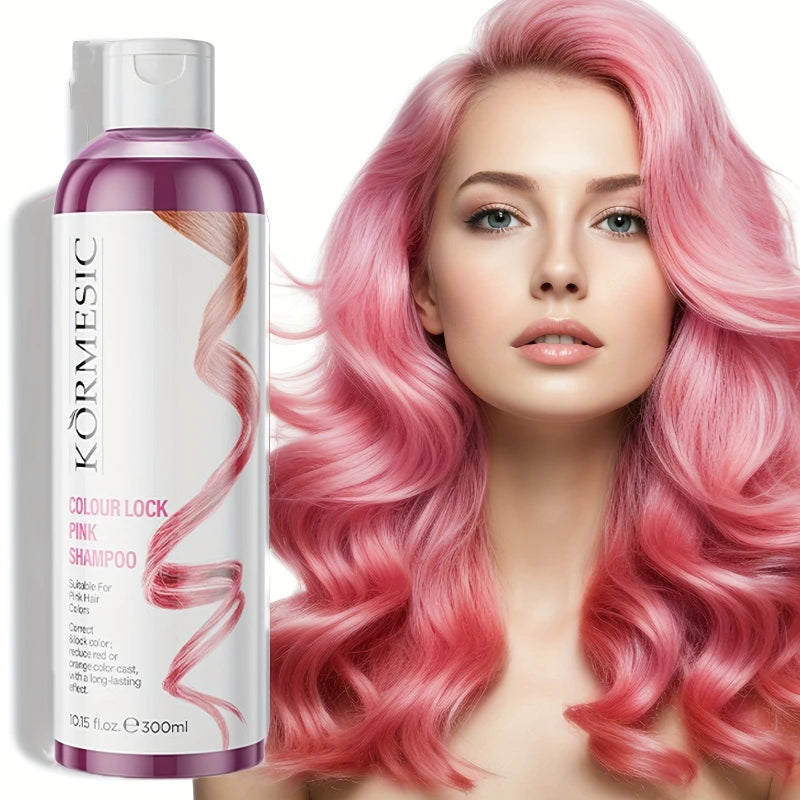 Color-protecting Shampoo Pink Setting Locking Care Enhance Retention Zpaxo