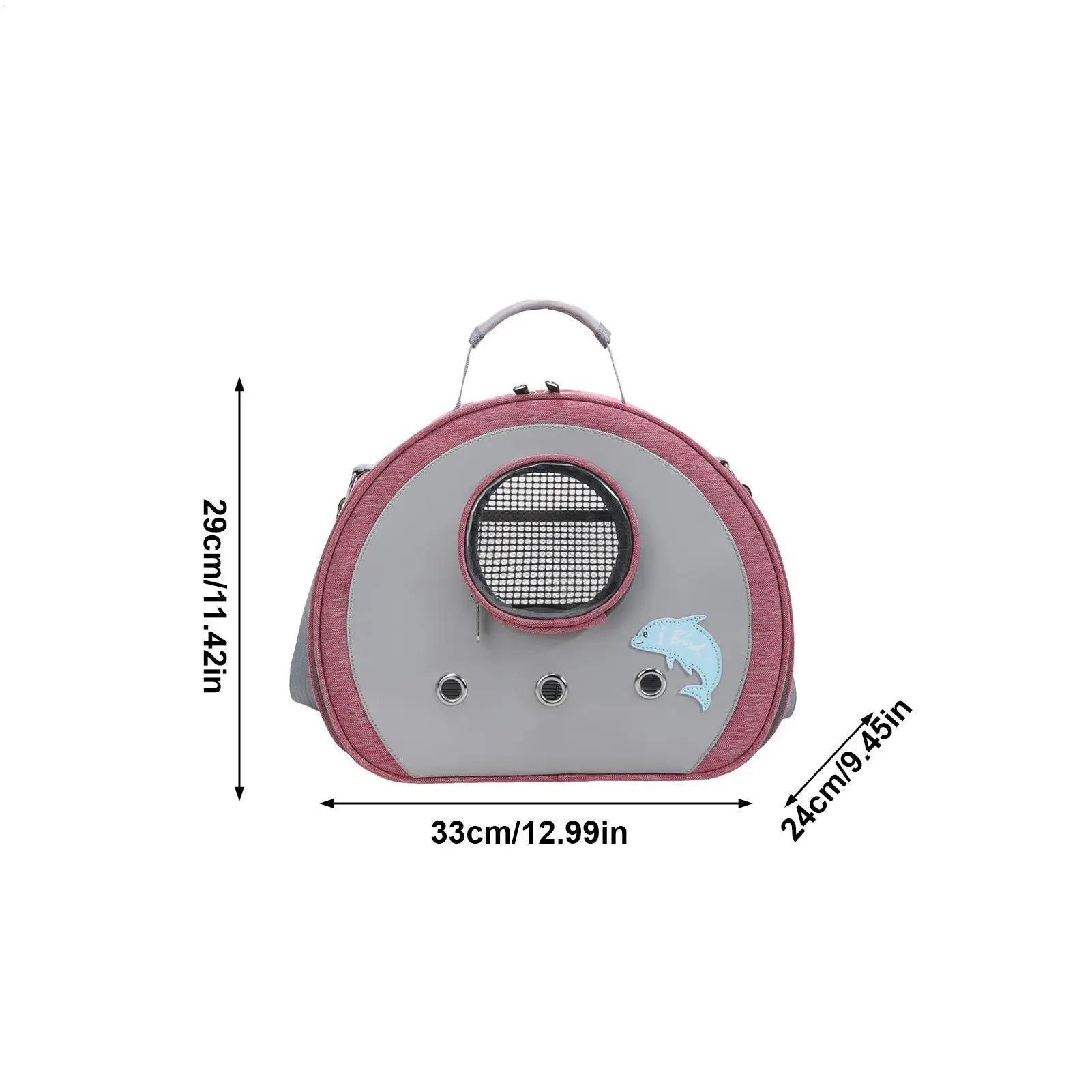 Hamster Travel Carrier Large Capacity Portable Breathable Chinchilla