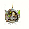 Delightful Easter Rabbit Teacup 2D Acrylic Home Decor Item Zpaxo A2