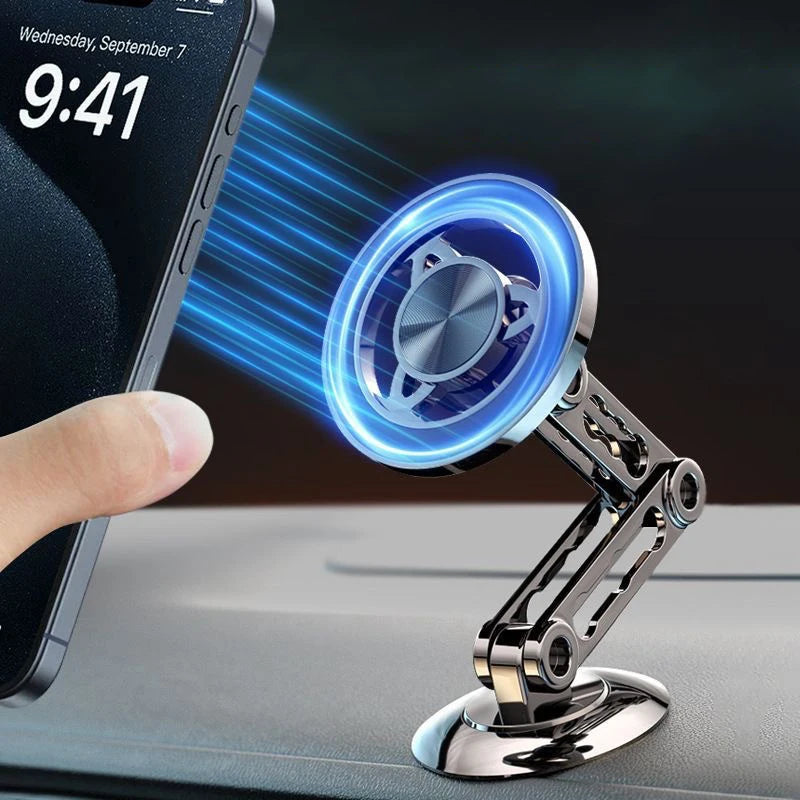 Universal 360 Rotation Magnetic Car Phone Holder Instrument Desk Support in Car For Mag Safe For iPhone Easy Paste Mount Stand Zpaxo