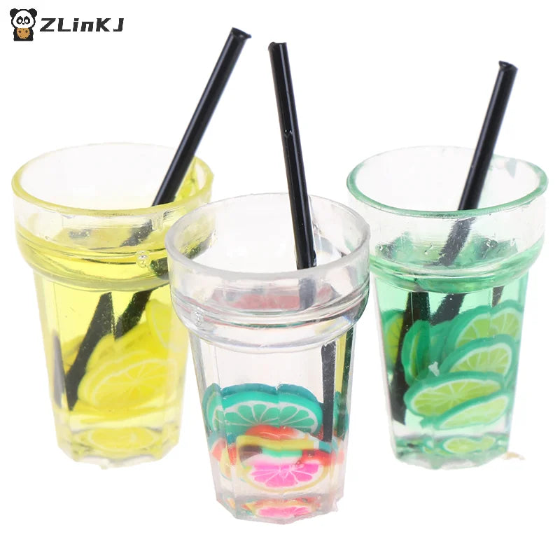 ▶1Pcs 1:12 Scale Cup Drink For Dollhouse Miniature Toy Doll Food Kitchen Accessories Zpaxo