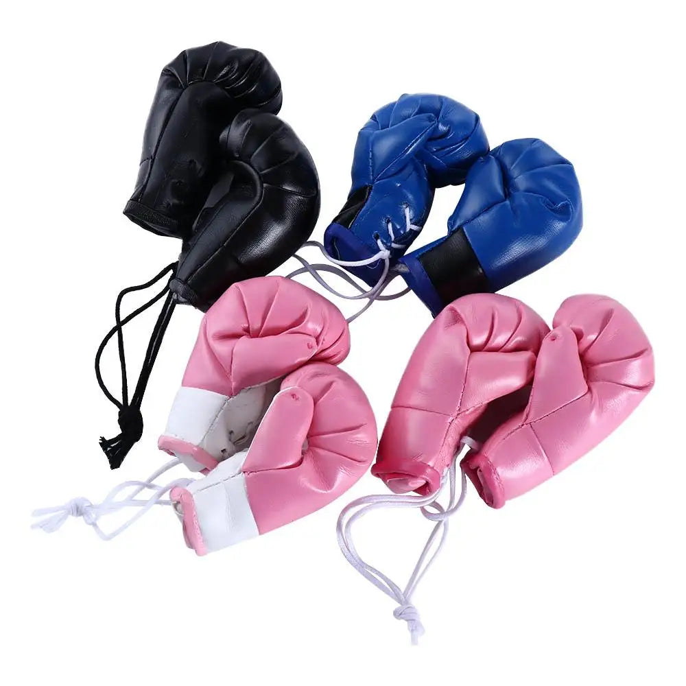 Ornaments Car Pendant Leather Miniature Punching Gloves Boxing Mini Zpaxo