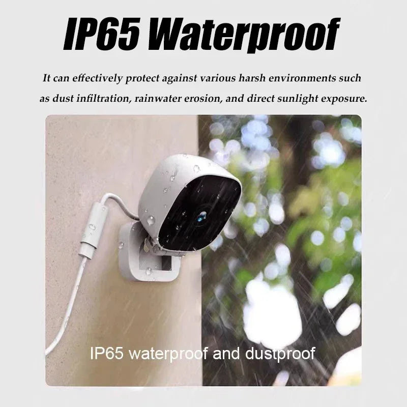 4K Mini Security Camera IP65 Waterproof Full Night Vision Motion