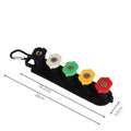5/7 PCS 5/7-Piece Set Washer Nozzle Tip Set 1/4 Inch Quick Connector Quick Connect Pressure Washer Nozzle Tip Nozzle Holder Zpaxo Style 1