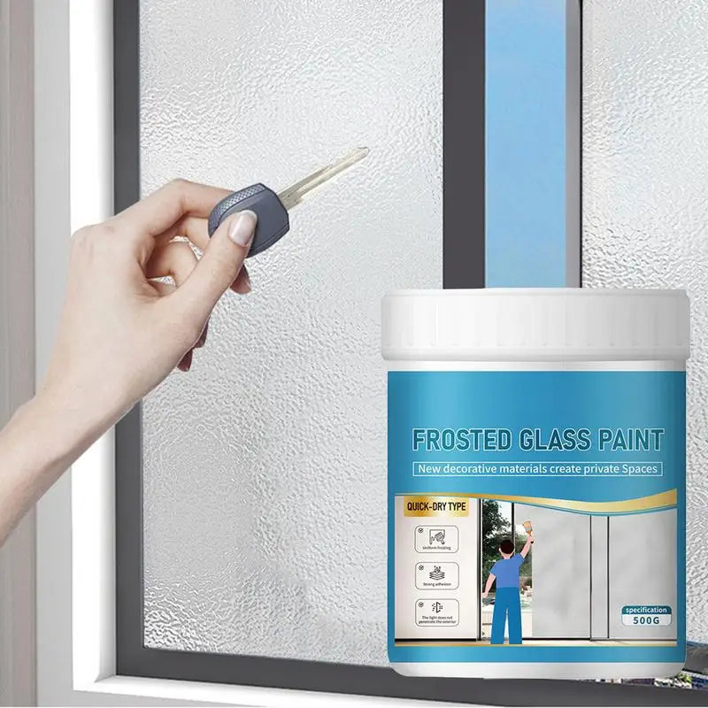 Matte Glass Paint Opaque Bathroom Window Sandblasting Water-based