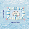 Cooling Mat Cats Cute Pattern Sleeping Cushion Cat Pad Home Entryway