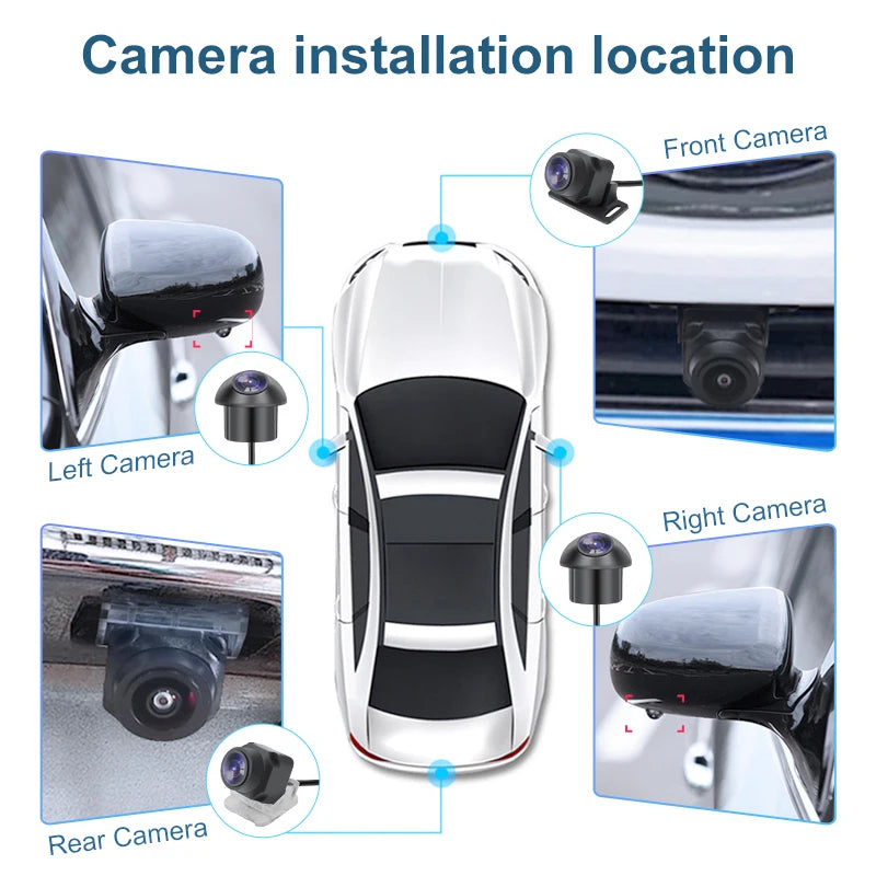 Android Multimedia Camera 360 Panoramic Surround View System Built-in