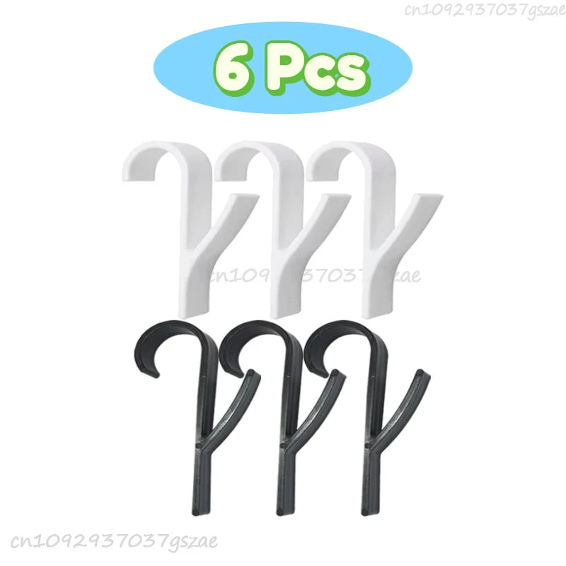 Multi-Purpose Heating Hook Coat Hook Towel Rack Radiator Bracket Bathroom Hook Clothes Hanger Soft Scarf Rack Towel Rack Zpaxo 6PCS-mix