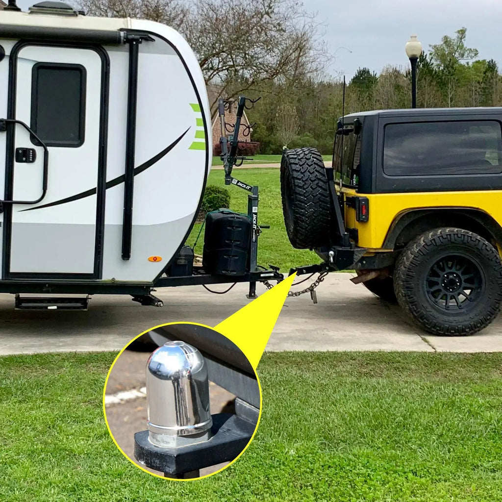 Trailer Hitch Ball Cover Tight-fit Easy-install Secure 1-7 Drivers