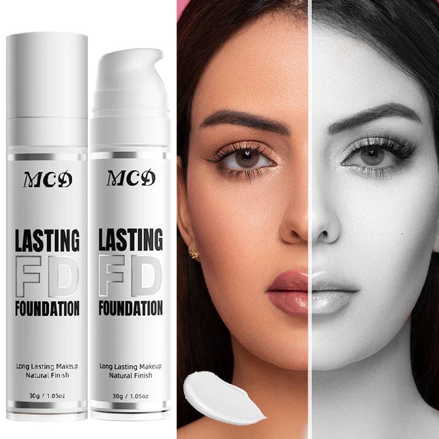Pure White Liquid Foundation COS Stage Makeup Long-lasting Concealer