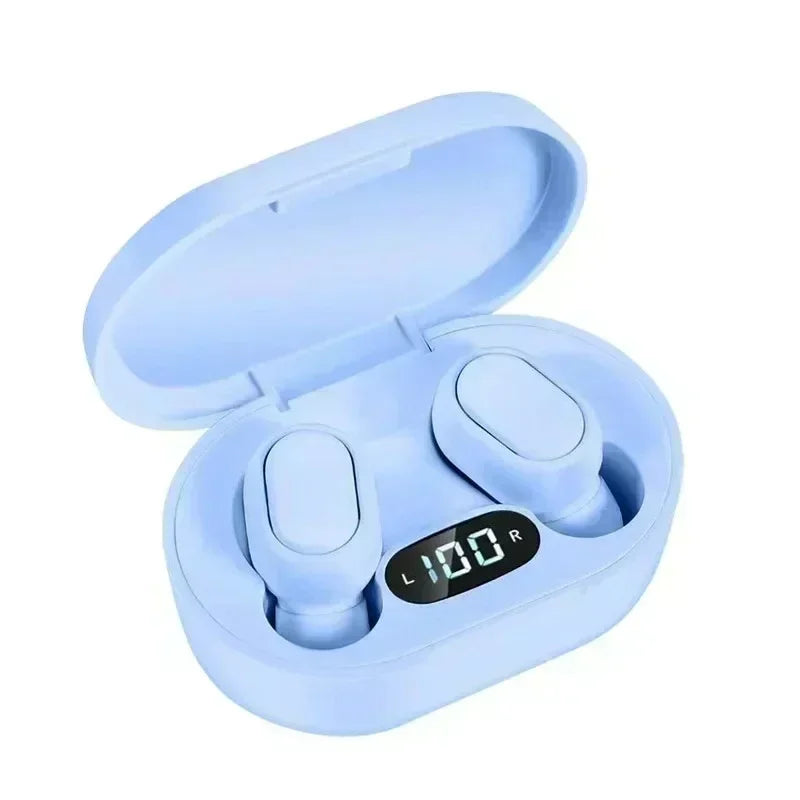 TWS E7S Wireless Earbuds Bluetooth 5 3 Stereo Sport Headphones Zpaxo blue