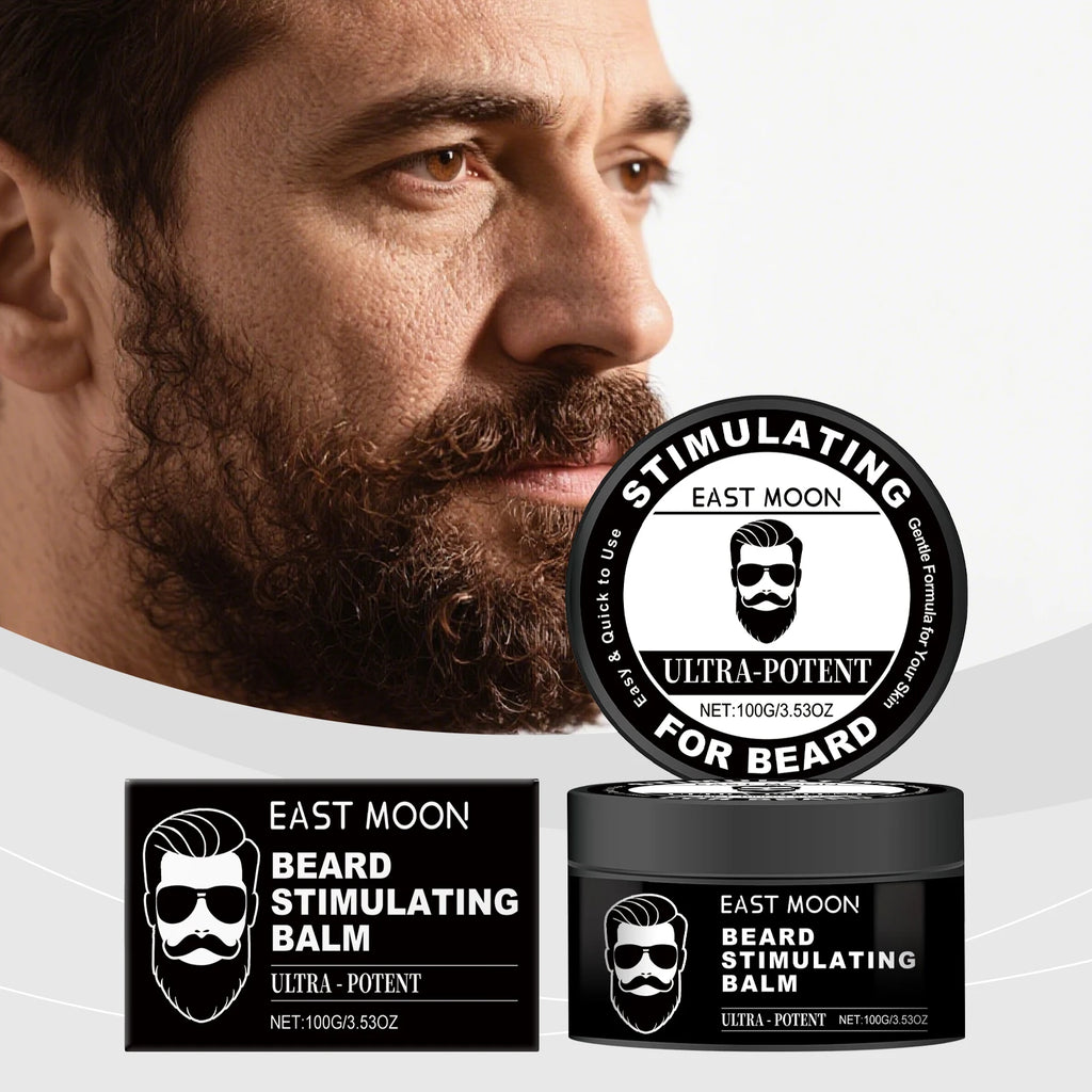 Men's Beard Care Balm – Softens Beards, Deep Nourishment, Soothes Redness, Non-Irritating, Suitable for Sensitive Skin Zpaxo