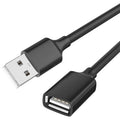 USB Extension Cable 2 0 Male Female Data Suitable TV Mobile Hard Disk Zpaxo Black 2m