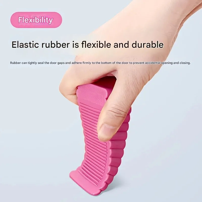 Creative Windproof Door Stopper Plastic Matte Surface Safety Barrier