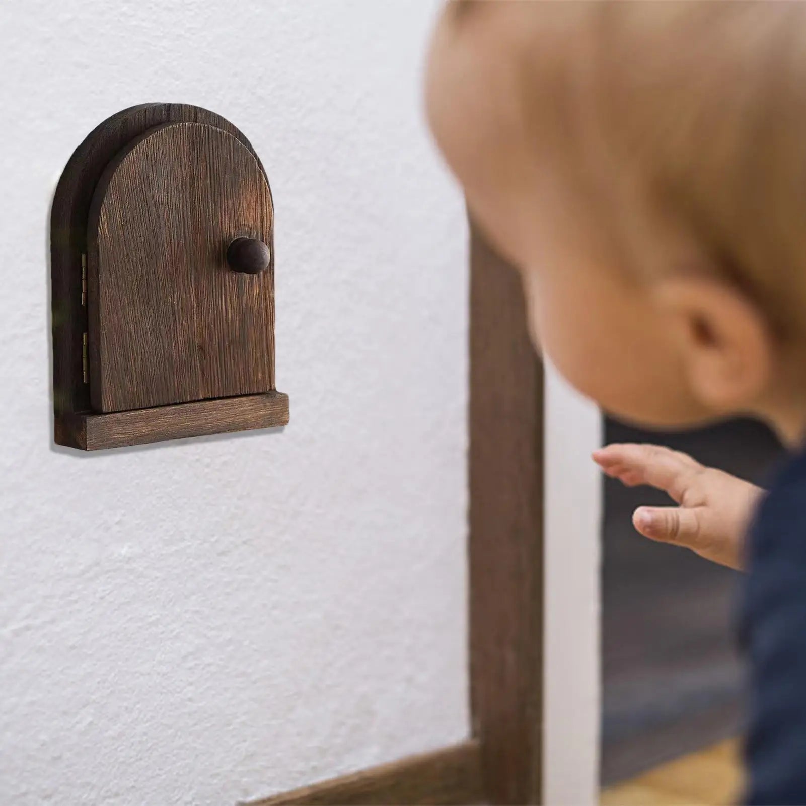 Solid Wood Protective Cover Wall Mounted Outlet Covers Home Socket