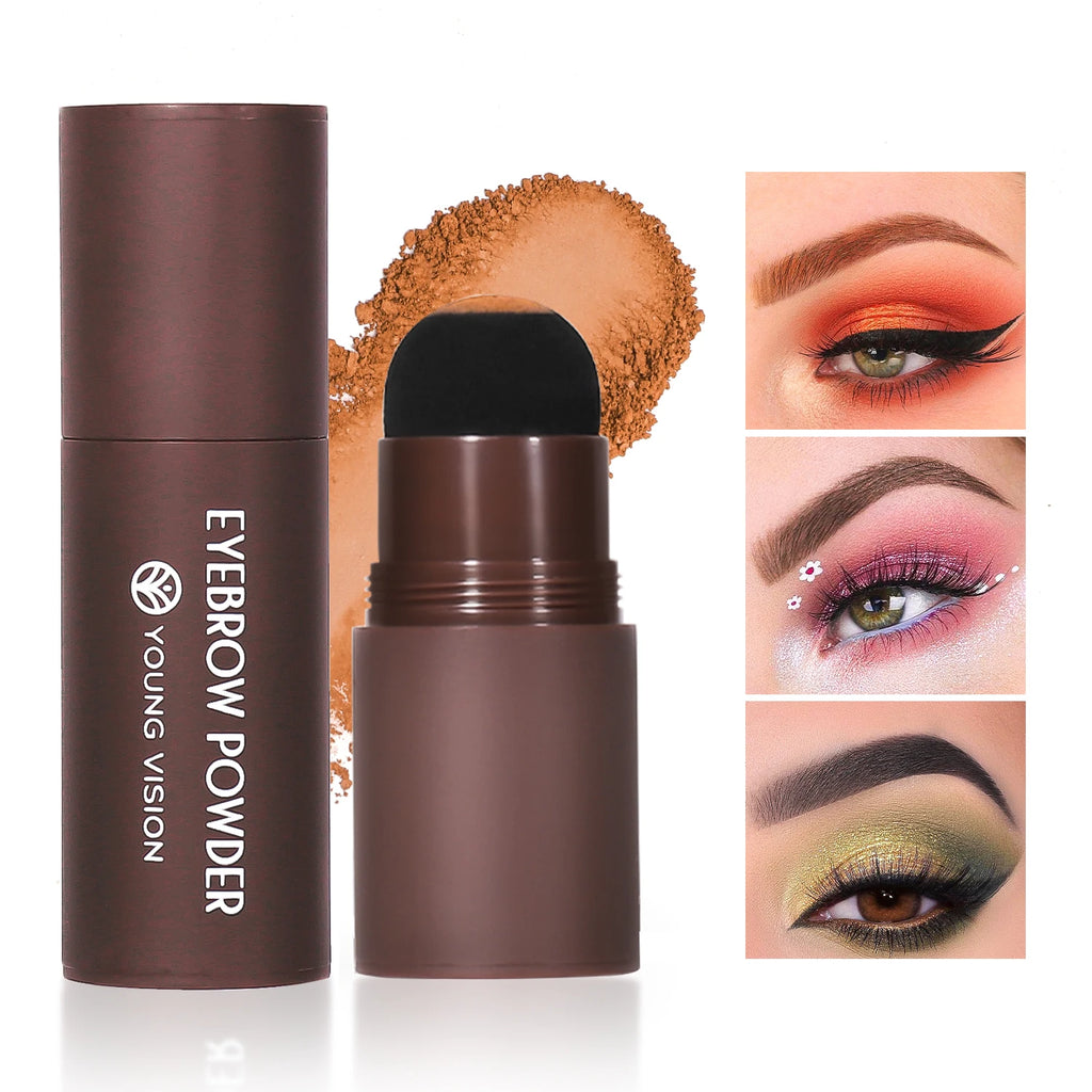 Eyebrow Stamp Waterproof Long Lasting Natural Brow Stamp Shaping Kit Shape Brow Stamp Contouring Stick Hairline Zpaxo