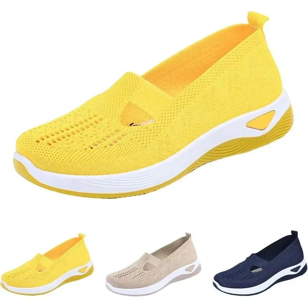 Women's Shoes Spring Middle Aged Elderly Mom Soft Soled Breathable