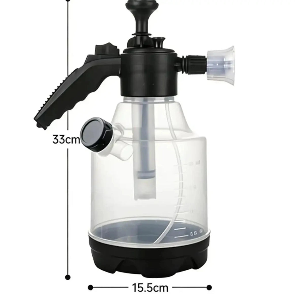 Hand Pump Foam Sprayer 3 Types Nozzle Pneumatic Cannon Snow Car Wash