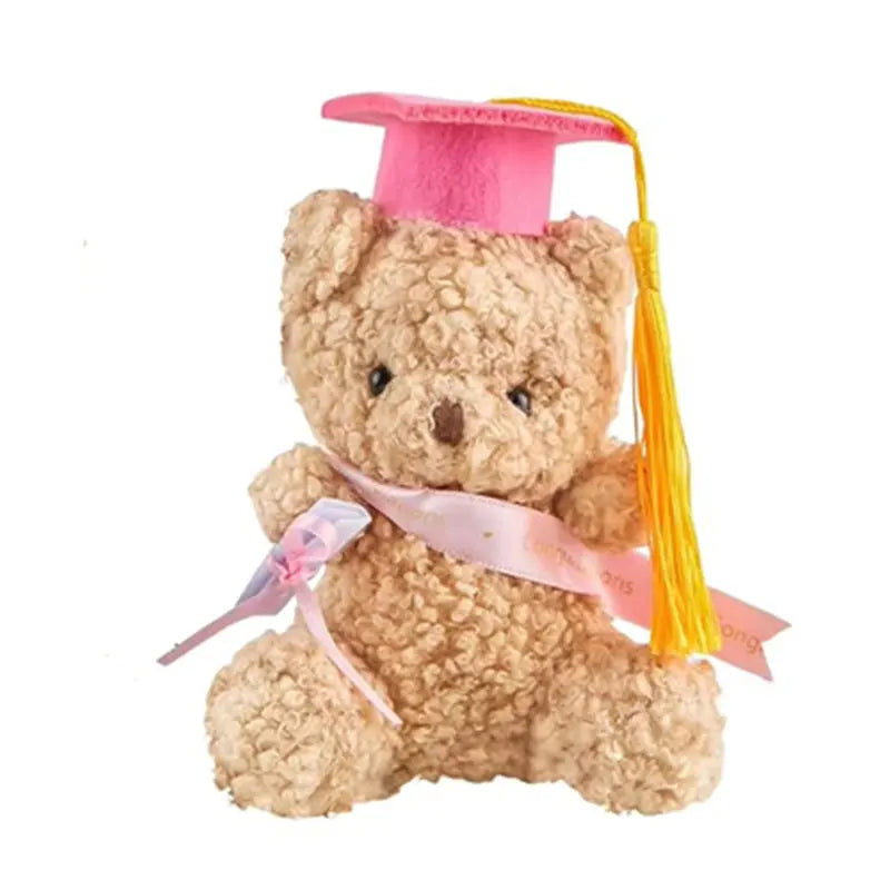 Graduation Bear Plush Bears Pink Stuffed Graduate Student Souvenir