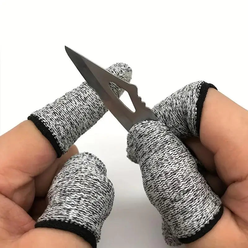 5 Pair Finger Cots Thumb Protector Anti-cut Outdoor Gloves