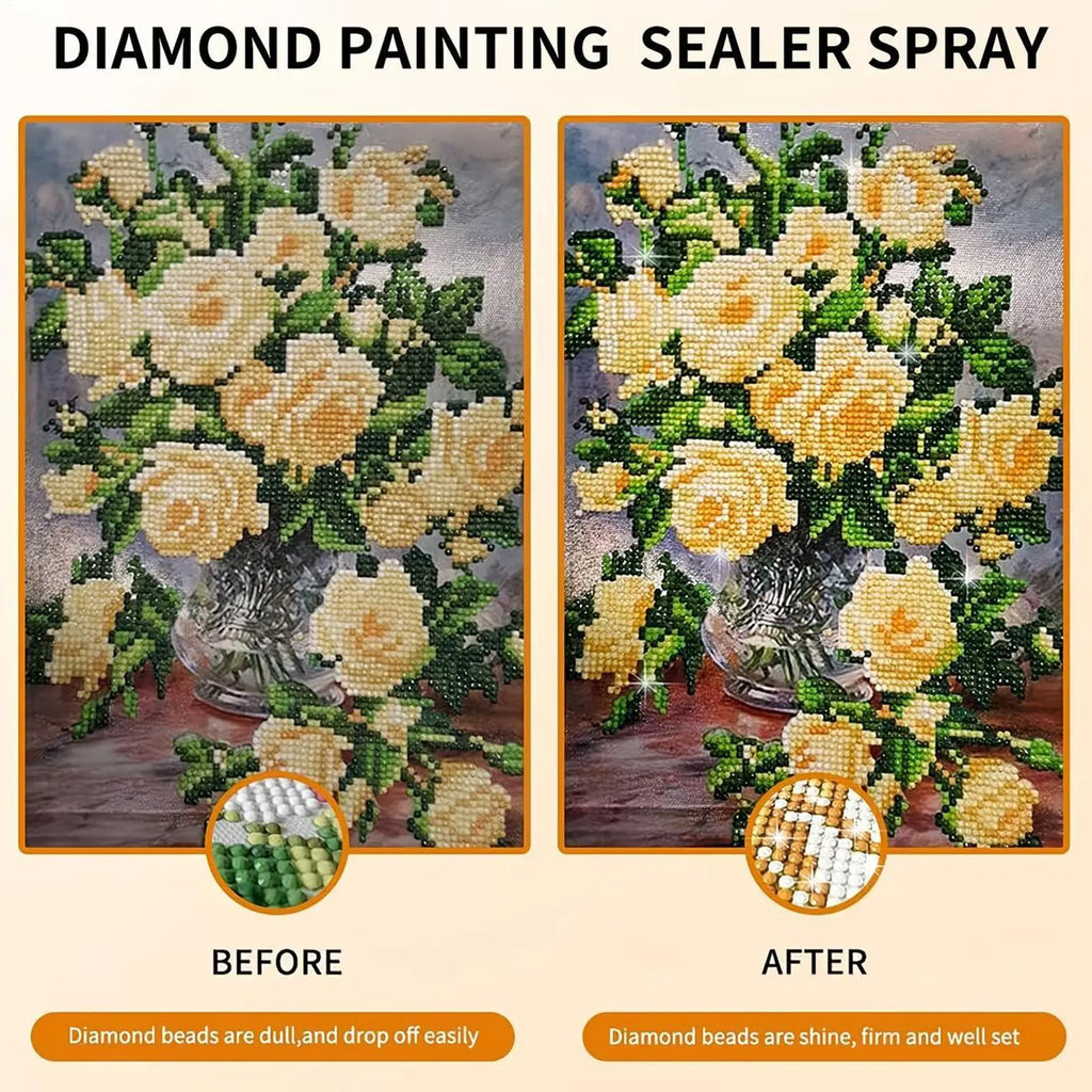 5D Artwork Sealer Quick Dry Glue Spray Permanent Finish Coat Resin