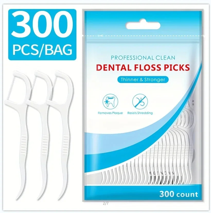 Floss Family Ultra-fine Toothpick Disposable Flat Portable Flossing