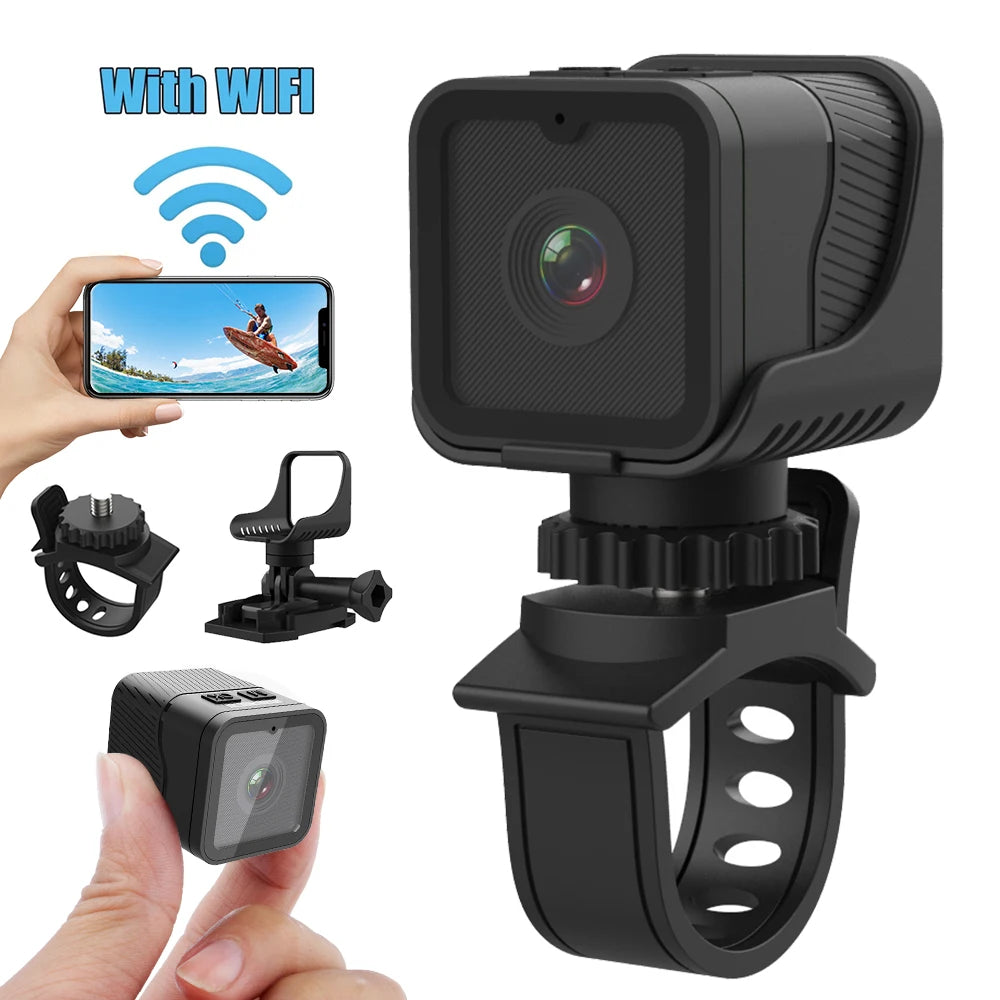 Z03 Mini Camera 1080P HD with Hotspot WiFi Waterproof Camera Outdoor Bike Driving Recorder Portable Mini Sports DV Zpaxo