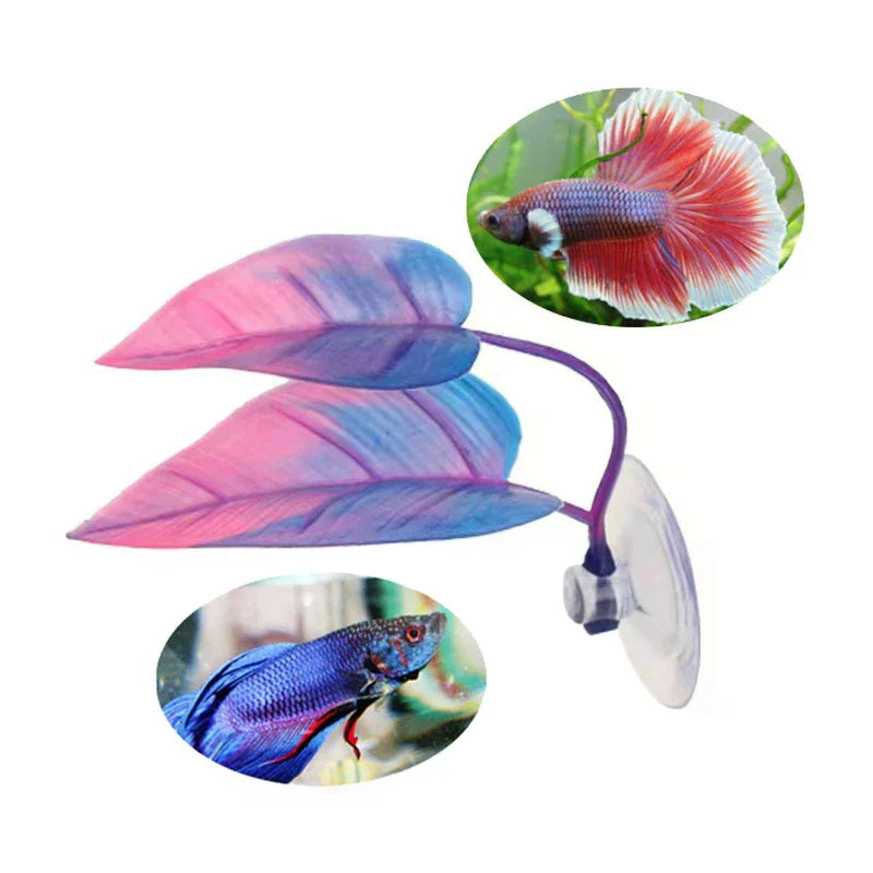 Artificial Aquatic Plant Aquarium Landscaping Betta Fish Leaves Zpaxo