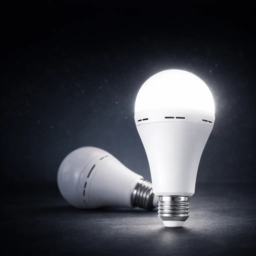 7W 9W 15W LED Emergency Rechargeable Light Bulb, Energy Saving Backup Lamp for Home Power Outage, Portable Handheld Lightin Zpaxo