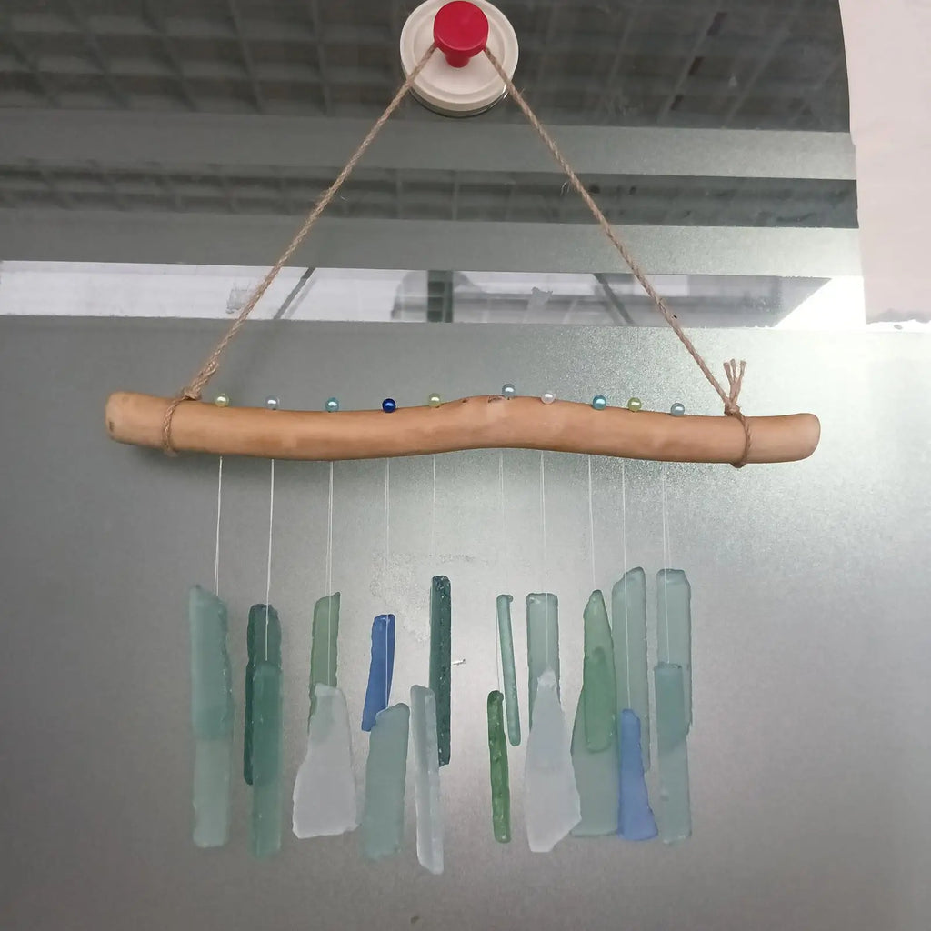 Wind Chimes For Outside Bohemian Glass Relaxing Weather-Resistant Decorations Wind Chimes Decor For Garden Patio Porch Balcony Zpaxo