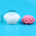 3D Lotus Candle Mold DIY Lotus Flower Aromatherapy Soap Gypsum Clay Craft Silicone Resin Mold Fondant Chocolate Cake Mould Zpaxo J2506082