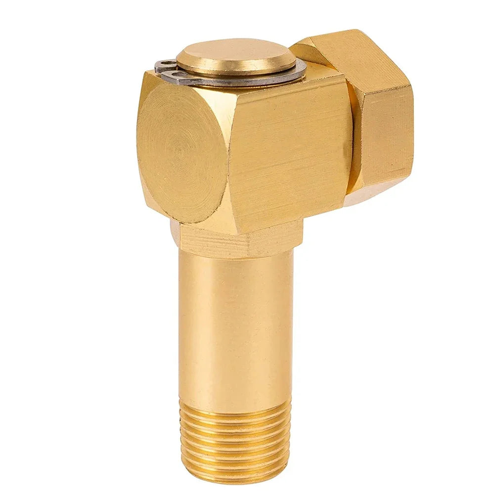Garden Hose Adapter 1 "GHT to 0.8" Connector Garden Hose Joint Coupler Adapter Brass Replacement Part Swivel Accessories Zpaxo 1PC