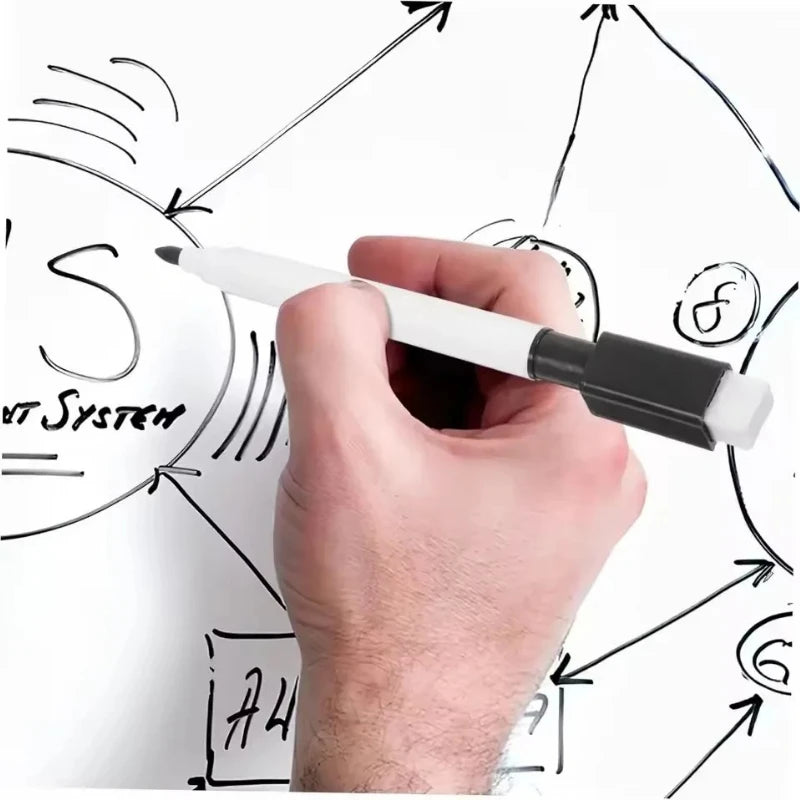 Magnetic Dry Erase Markers Eraser Cap White Board Marker Office