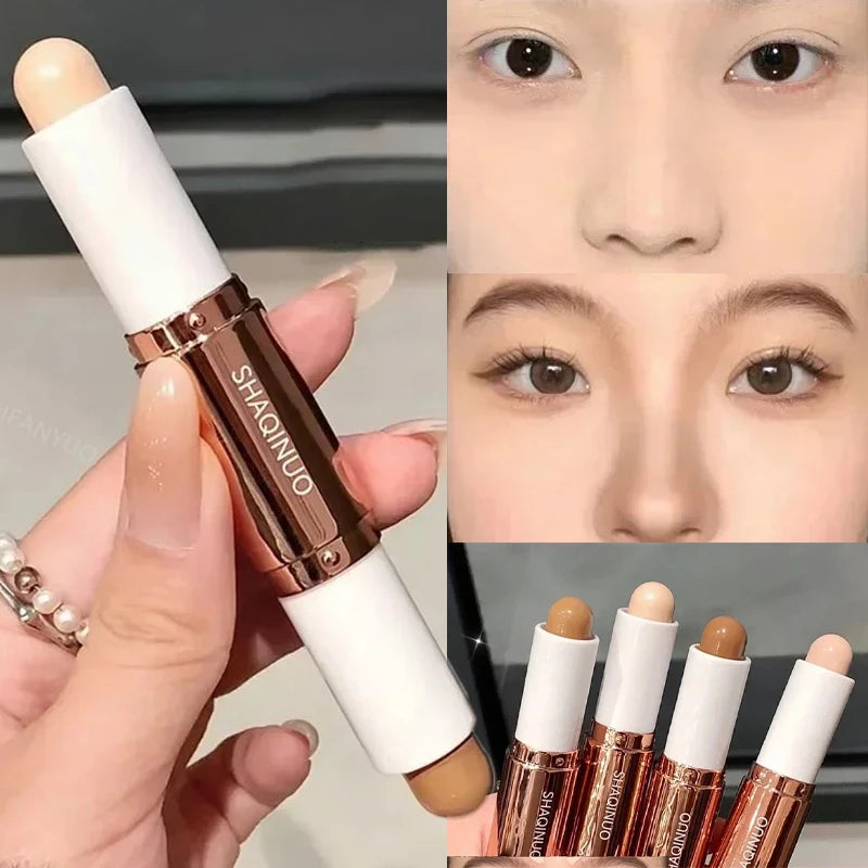 1 Dual Head Highlighting&bronzer Stick Face Brightening Shaping