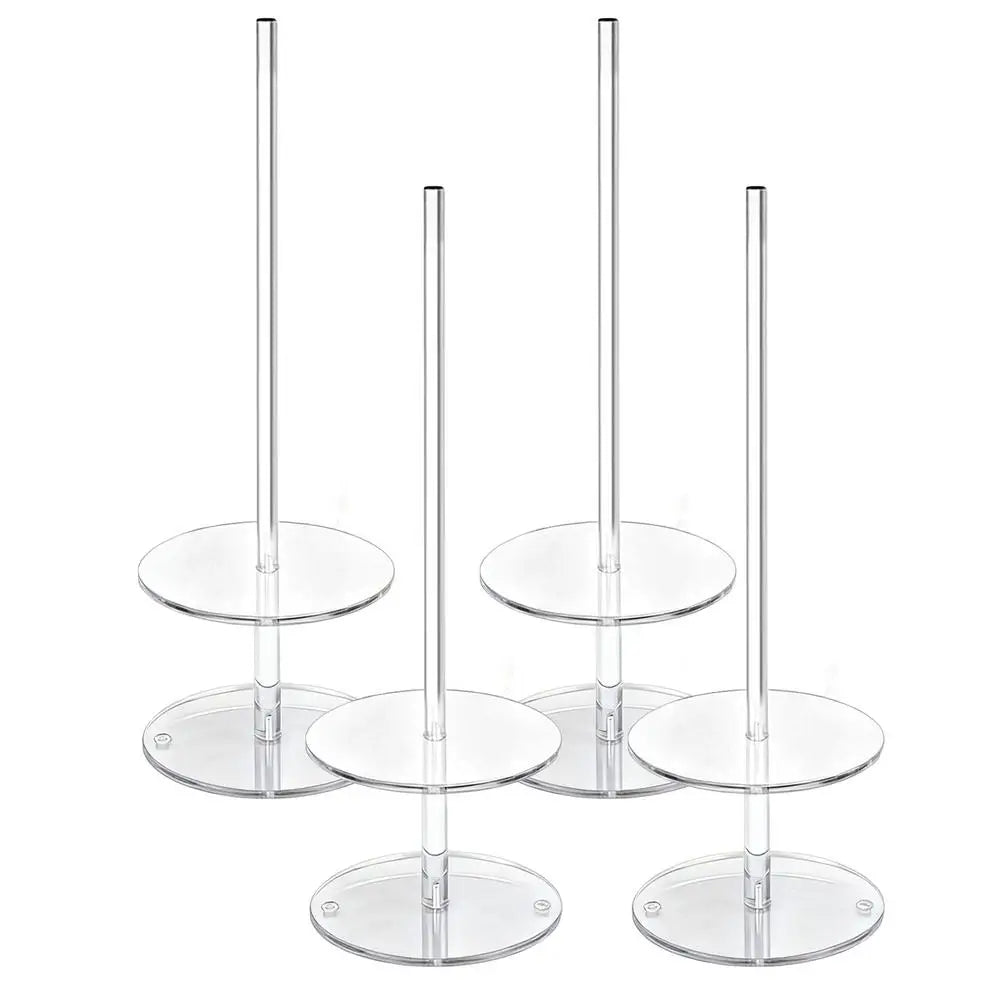 Donut Stand 4 Acrylic Non-slip Dessert Table Bagels Tower Party Food
