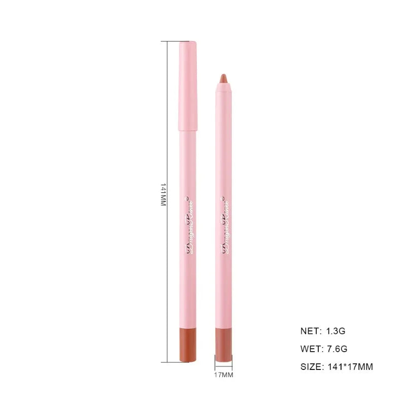 12 Colors Matte Lip Liner Pencil Waterproof Plumping Stain Lipstick