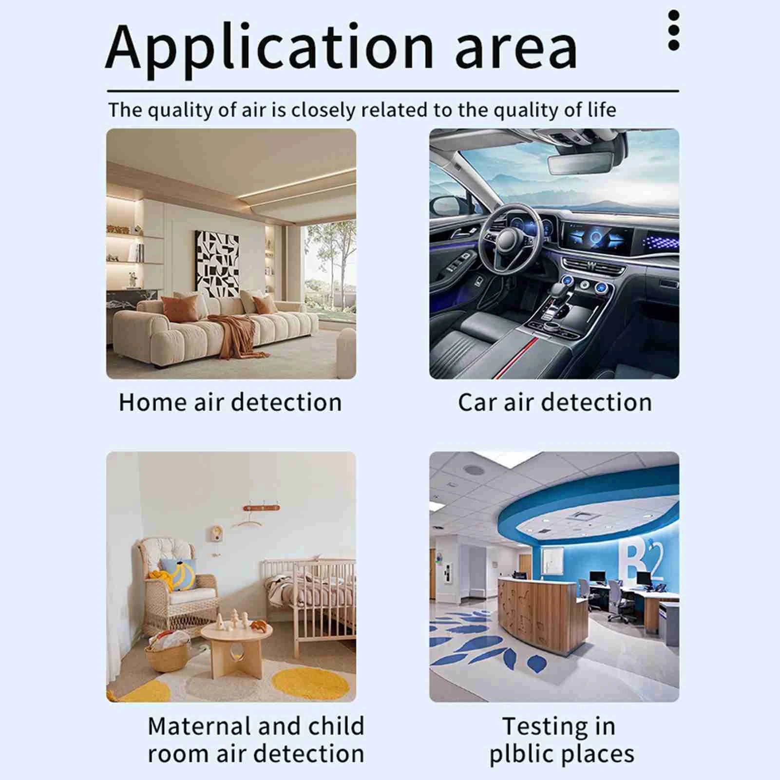 Tuya Wifi Multifunctional Air Meter Household HCHO TVOC Carbon