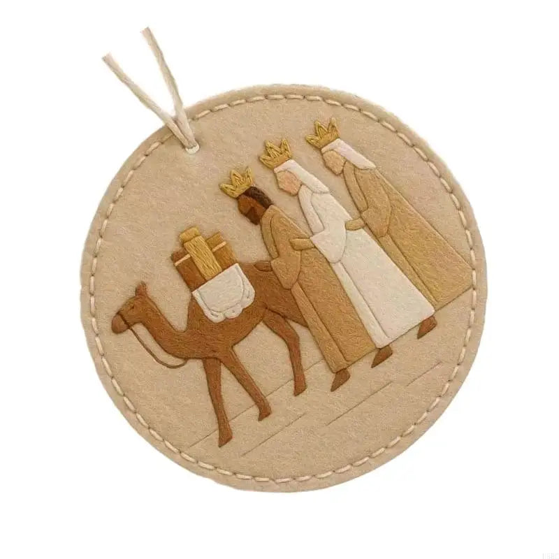 Handmade Nativity Scene Supplies Soft Felted Cloth Instructions
