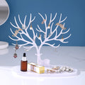 Plastic Jewelry Rack Tree Shaped Earrings Necklace Bracelet Ring