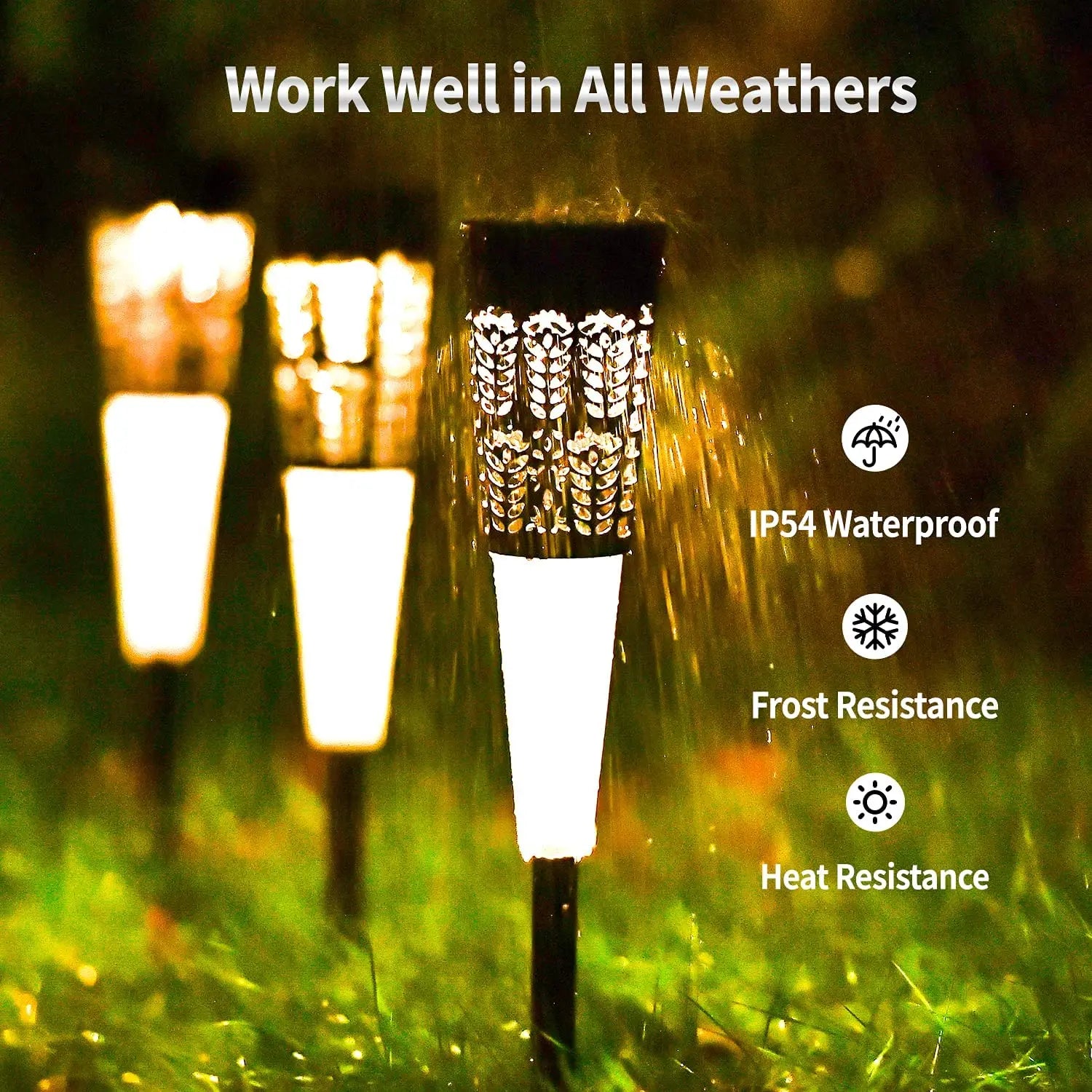 Solar LED Lights Waterproof Landscape Lawn Lamp Patio Yard Garden Zpaxo